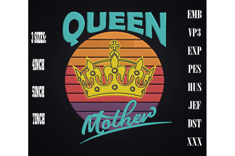 queen-mother-best-gift-for-mother-embroidery-gift-for-mother