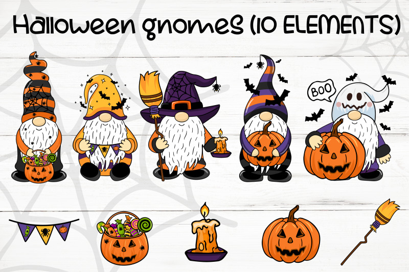 halloween-halloween-gnomes-clipart-set