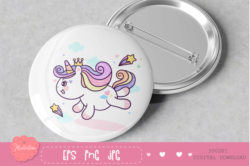 cute-unicorn-seamless-pattern-digital-paper-unicorn-kawaii