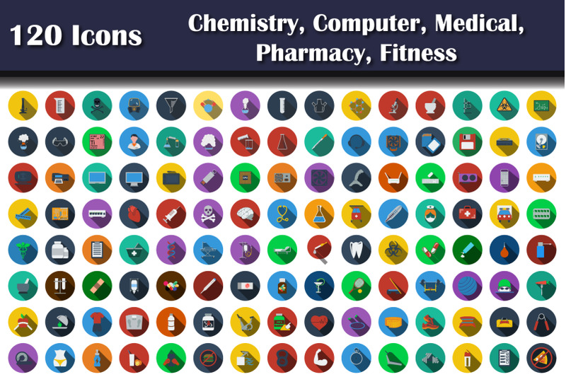 120-icons-of-chemistry-computer-medical-pharmacy-fitness