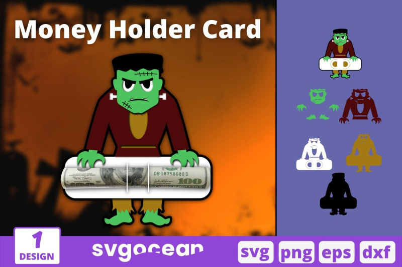 frankenstein-money-holder-card-svg