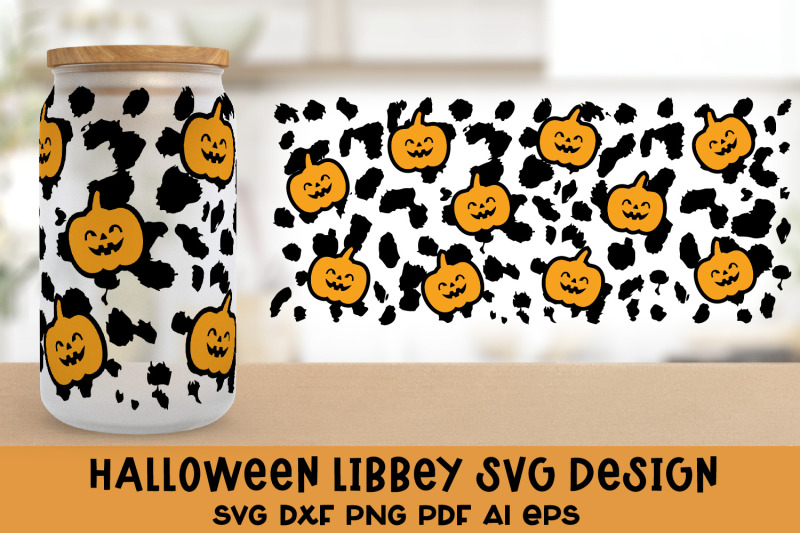 halloween-libbey-glass-can-svg-pumpkin-glass-can-wrap-svg