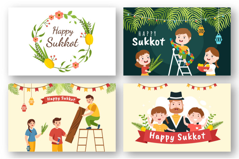 13-jewish-holiday-sukkot-illustration