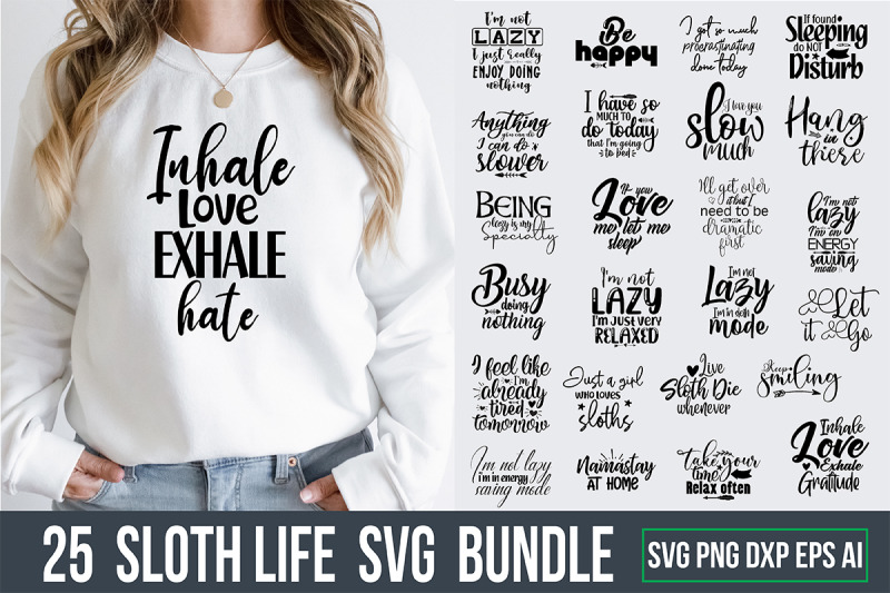 sloth-life-svg-bundle