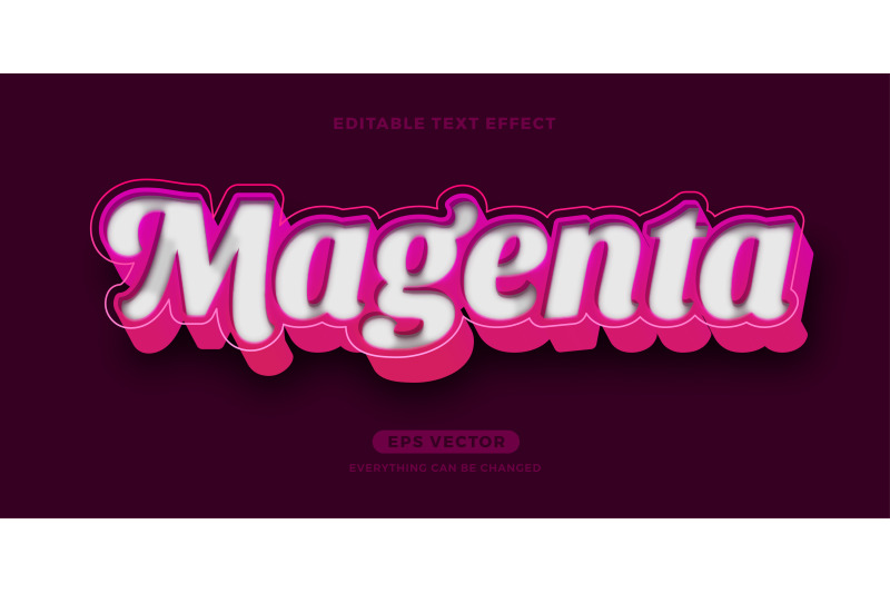 magenta-text-effect