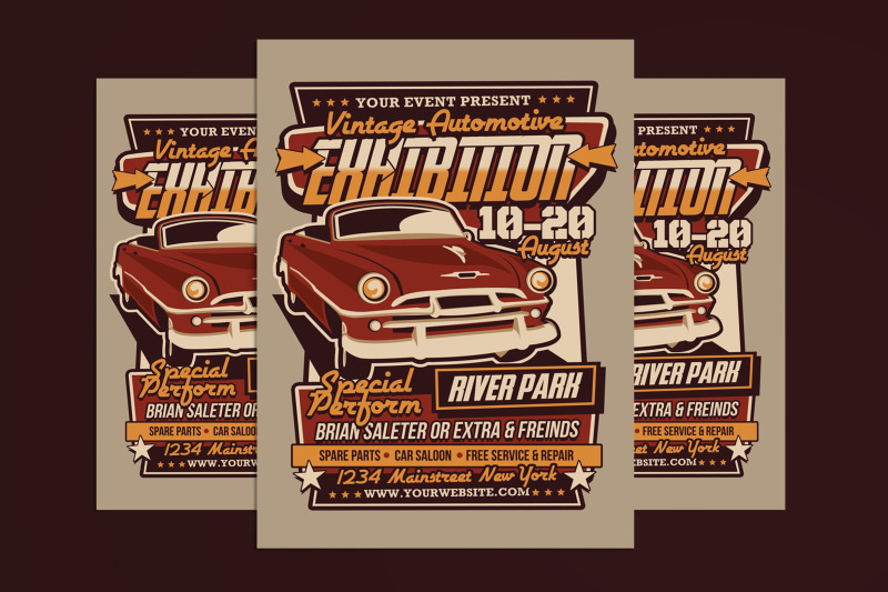 vintage-car-show-flyer