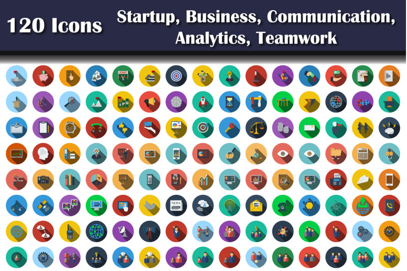 120-icons-of-startup-business-communication-analytics-teamwork