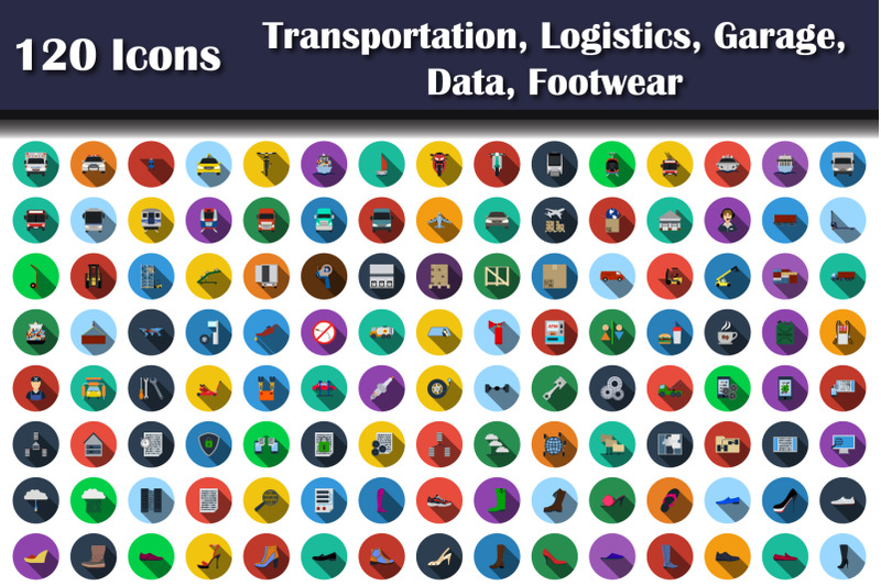 120-icons-of-transportation-logistics-garage-data-footwear