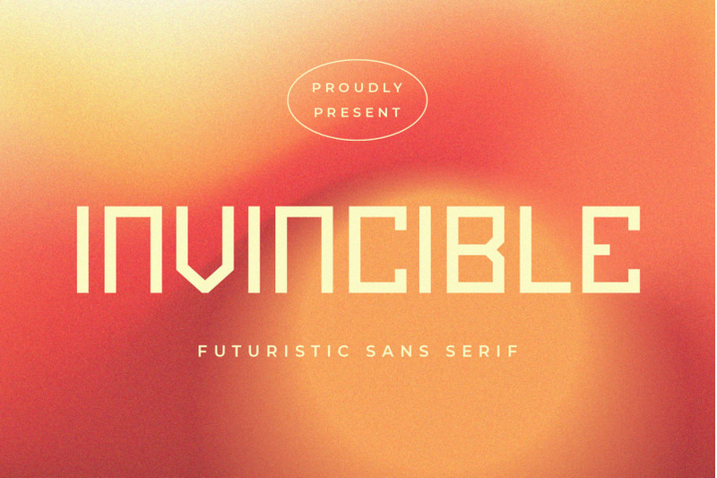 invincible-futuristic-sans-serif