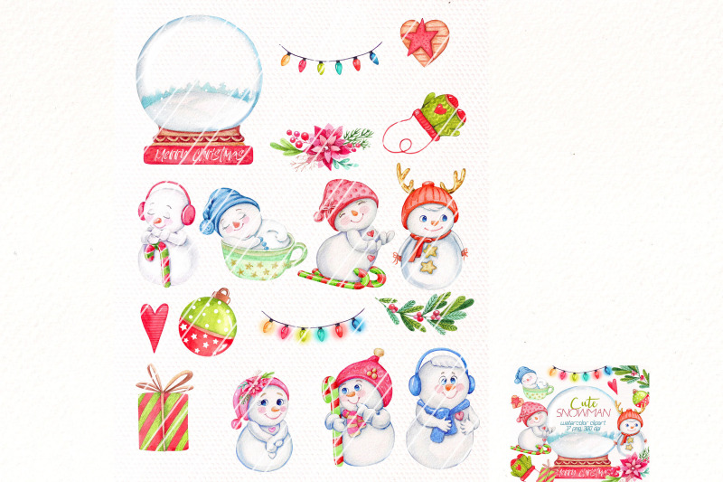 christmas-png-bundle-clipart-watercolor-holiday-winter-png