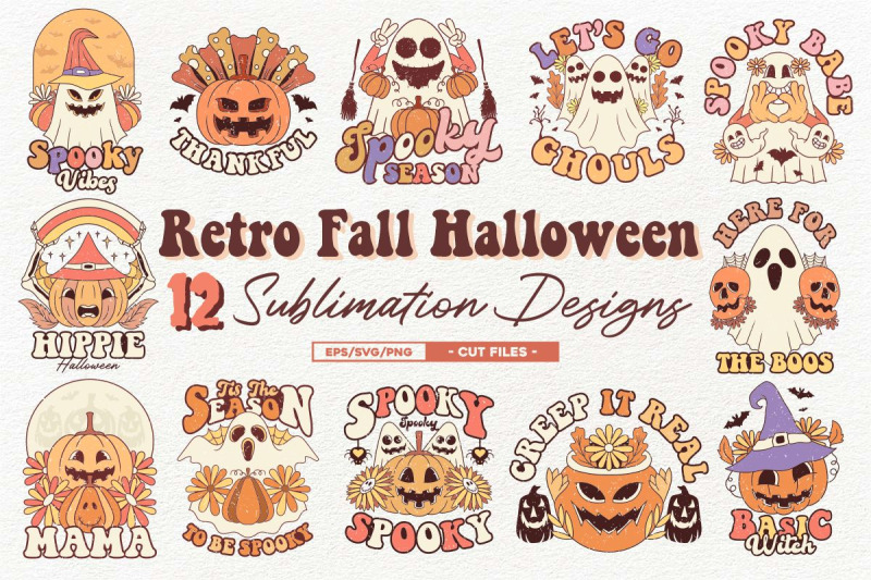 retro-fall-halloween-sublimation-cute-halloween-pumpkin