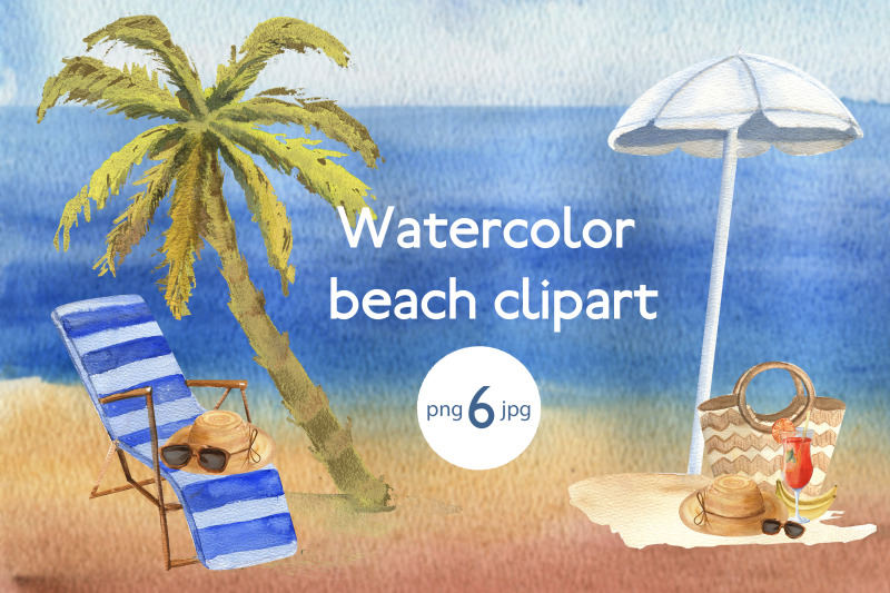 watercolor-beach-cliparts