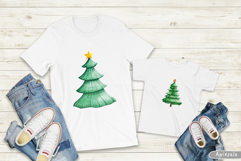 christmas-tree-clipart-christmas-watercolor-clipart