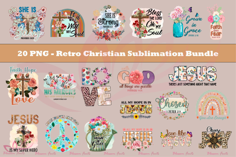 20-png-retro-christian-sublimation-bundle