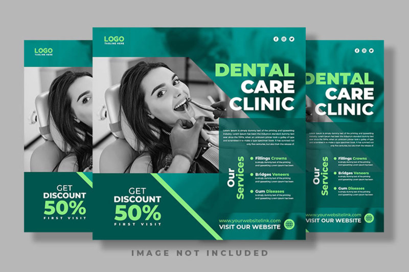 dentist-and-health-care-social-media-banner-template