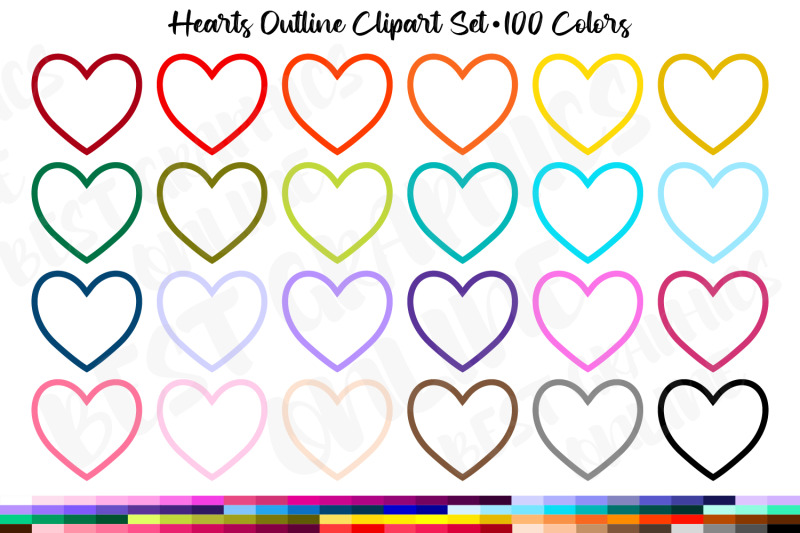 100-hearts-outline-clipart-heart-outline-planner-clip-art