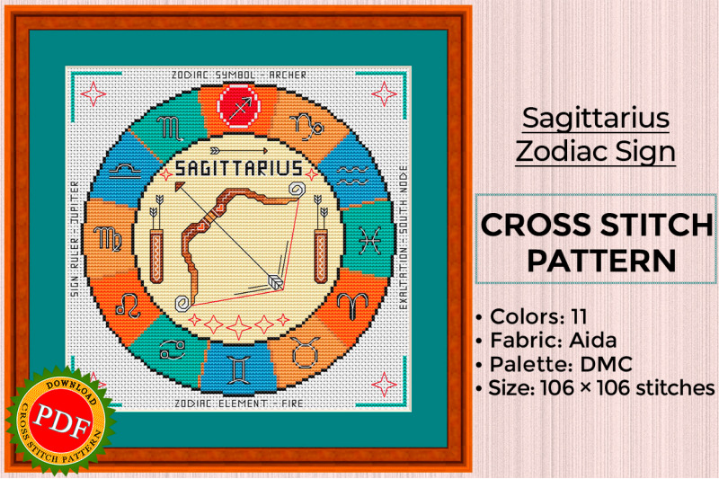 sagittarius-cross-stitch-pattern-sagittarius-zodiac-sign