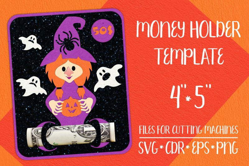 witch-halloween-card-money-holder-template