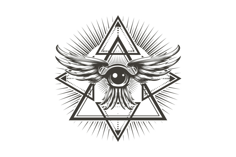 all-seeing-eye-with-wings-sacred-geometry-esoteric-illustration