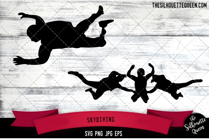 skydiving-silhouette-vector