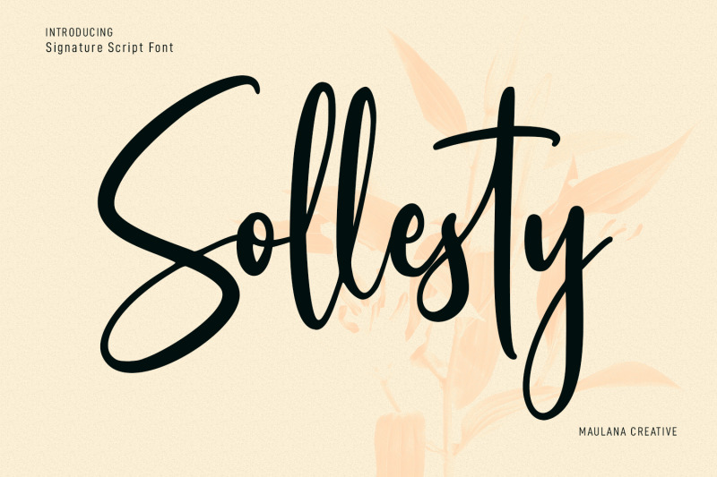 sollesty-script-font