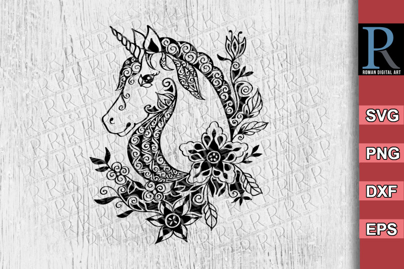 mandala-unicorn-svg-cricut-file-unicorn-zentangle-svg