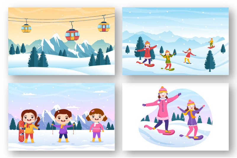 13-snowboarding-activity-illustration