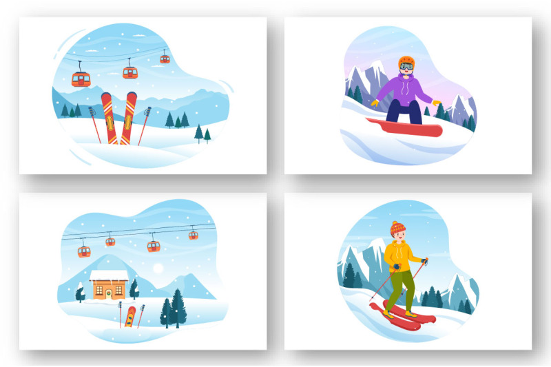 13-snowboarding-activity-illustration