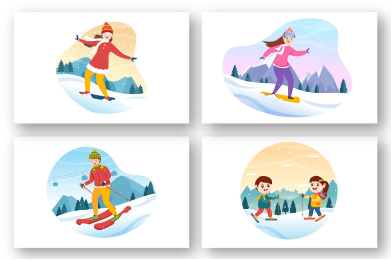 13-snowboarding-activity-illustration