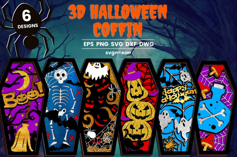 halloween-coffin-3d-svg-bundle