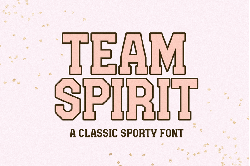 team-spirit-retro-sports-font