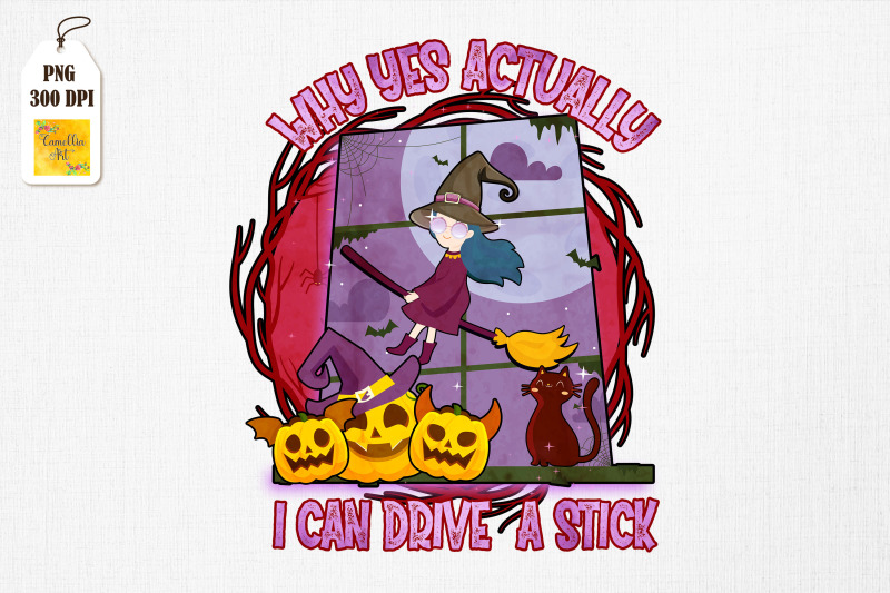 i-can-drive-a-stick-halloween-witch