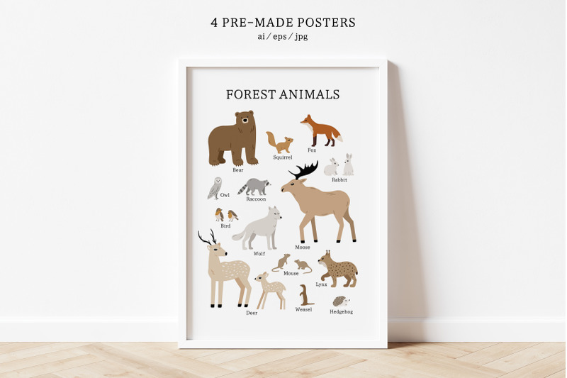 forest-animals-woodland-collection