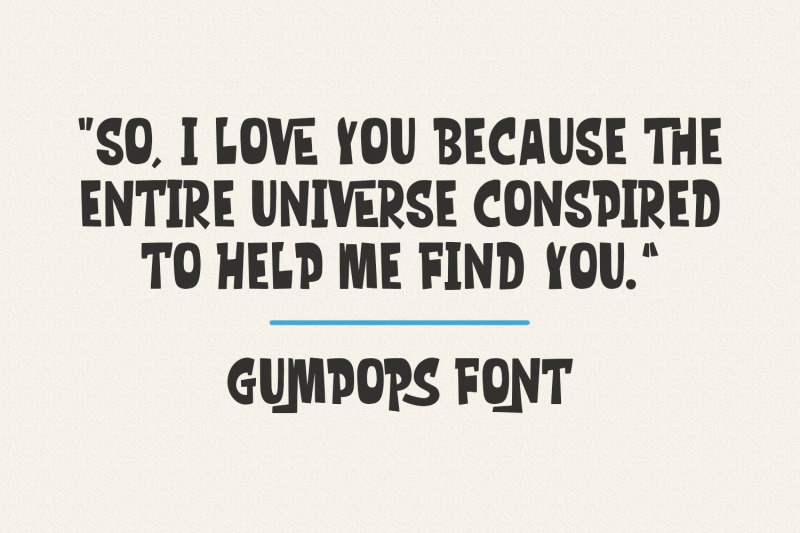 gumpops-handwritten-display-font