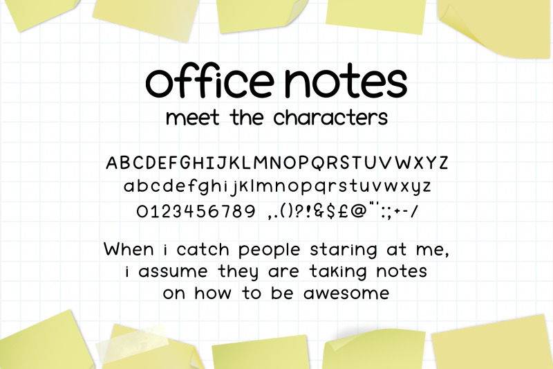 office-notes-font-handwriting-fonts-handwritten-fonts-neat-fonts