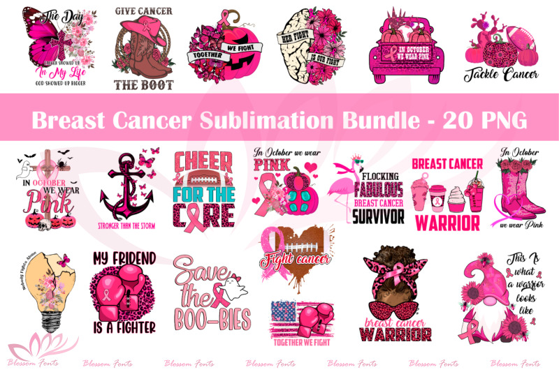 breast-cancer-sublimation-png-bundle