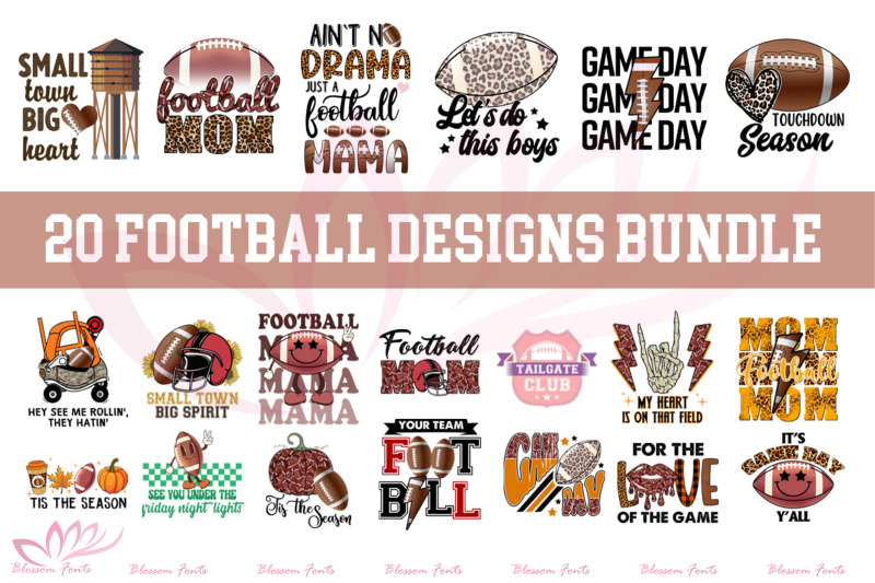 football-lover-sublimation-design-bundle