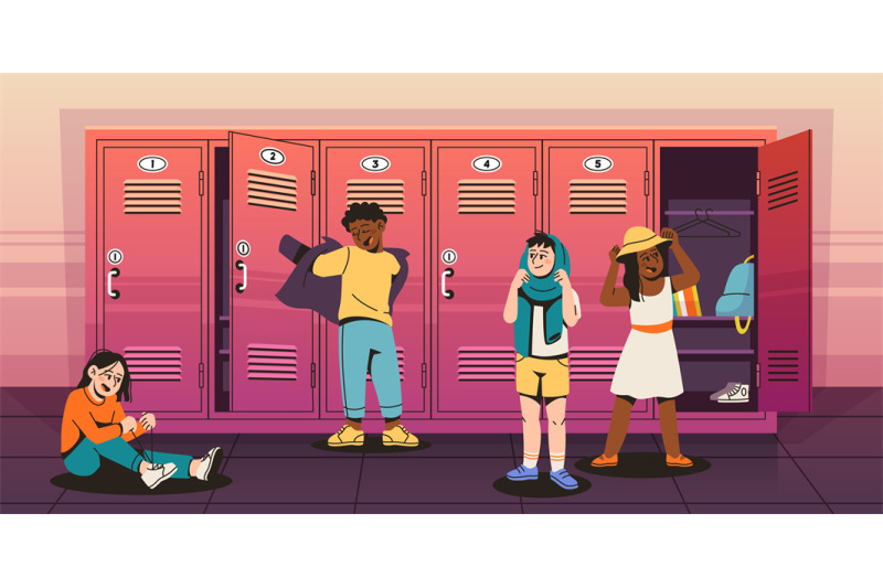 kids-changing-clothes-at-lockers-students-in-school-locker-room-chil