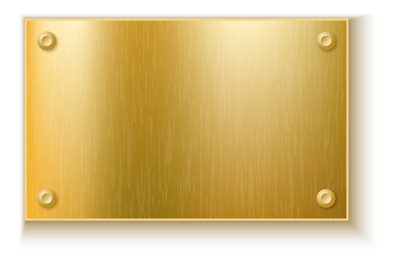 golden-plate-realistic-metallic-board-with-screws