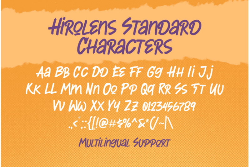 hirolens-brush-display-font