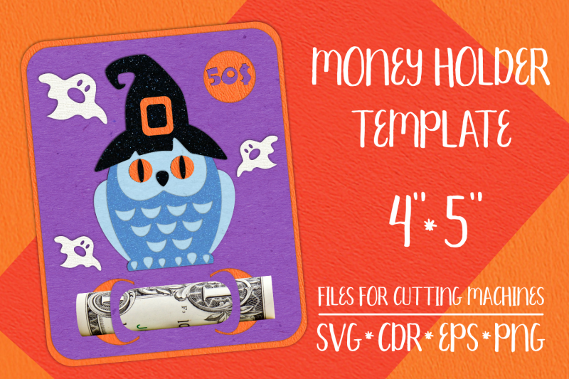 owl-halloween-card-money-holder-template