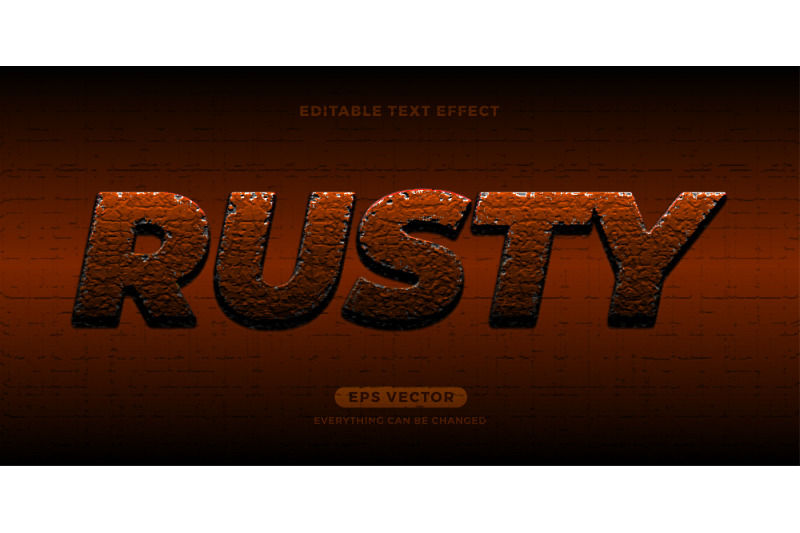 rusty-text-effect
