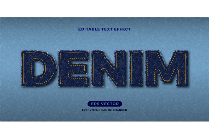 denim-text-effect