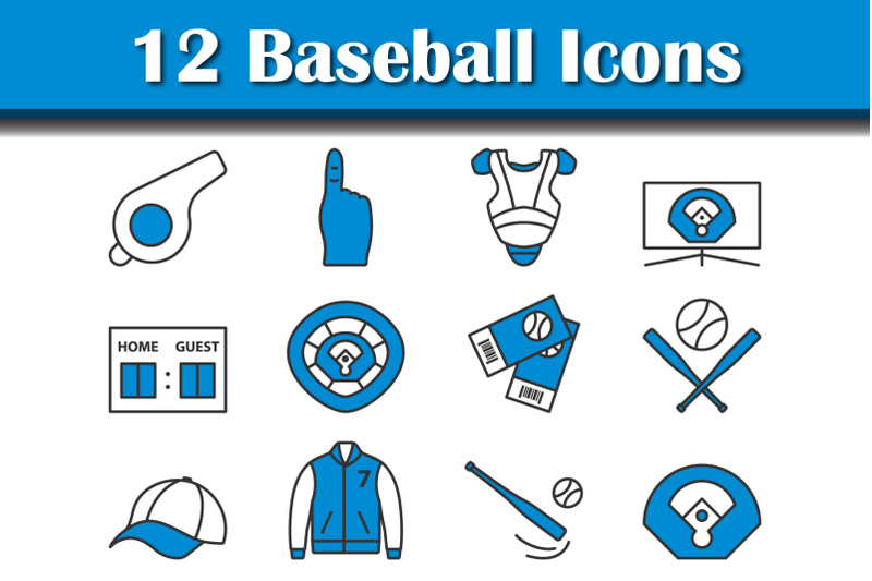 baseball-icon-set