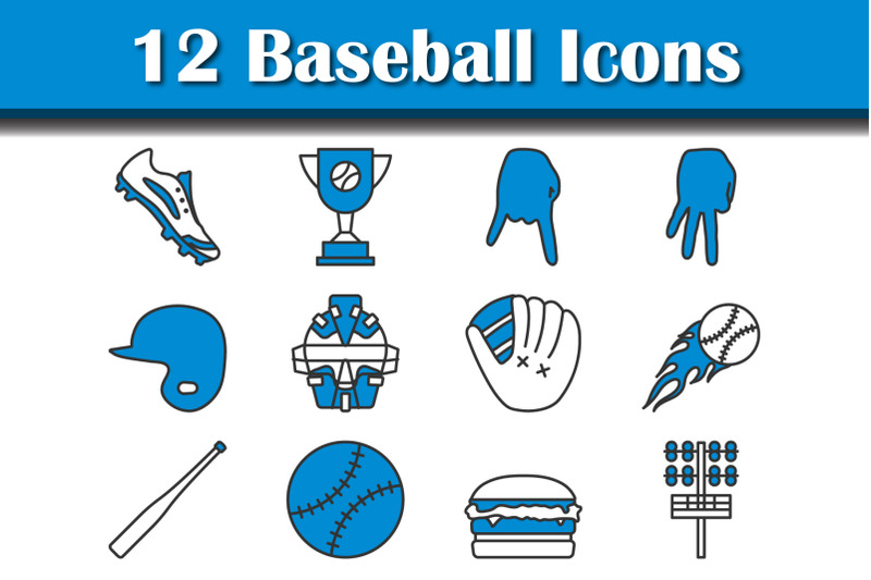 baseball-icon-set