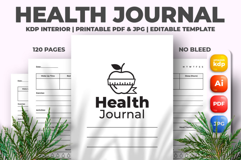 health-journal-kdp-interior