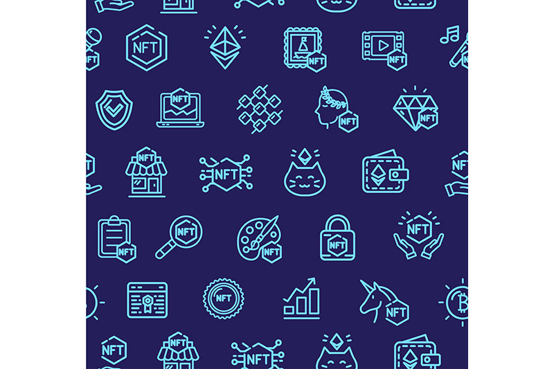 nft-crypto-seamless-pattern-background-vector