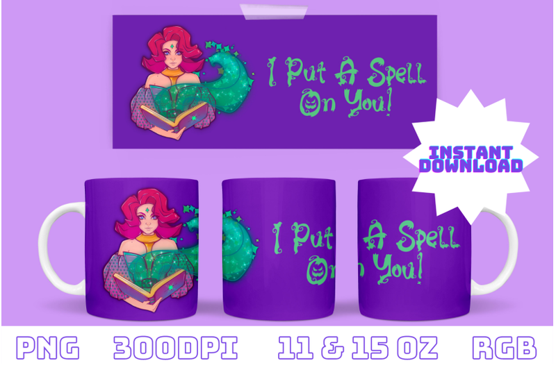 halloween-witch-sublimation-mug-design-i-put-a-spell-on-you