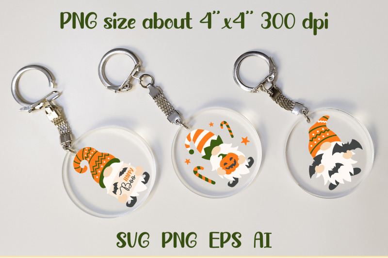 halloween-keychain-bundle-svg-halloween-gnomes-svg