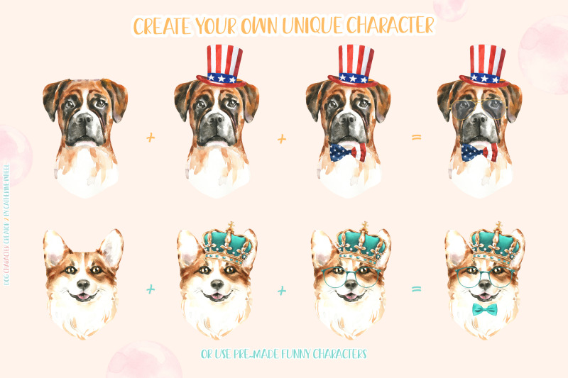 dog-character-creator-2-dog-breeds-watercolor-illustrations-clipart